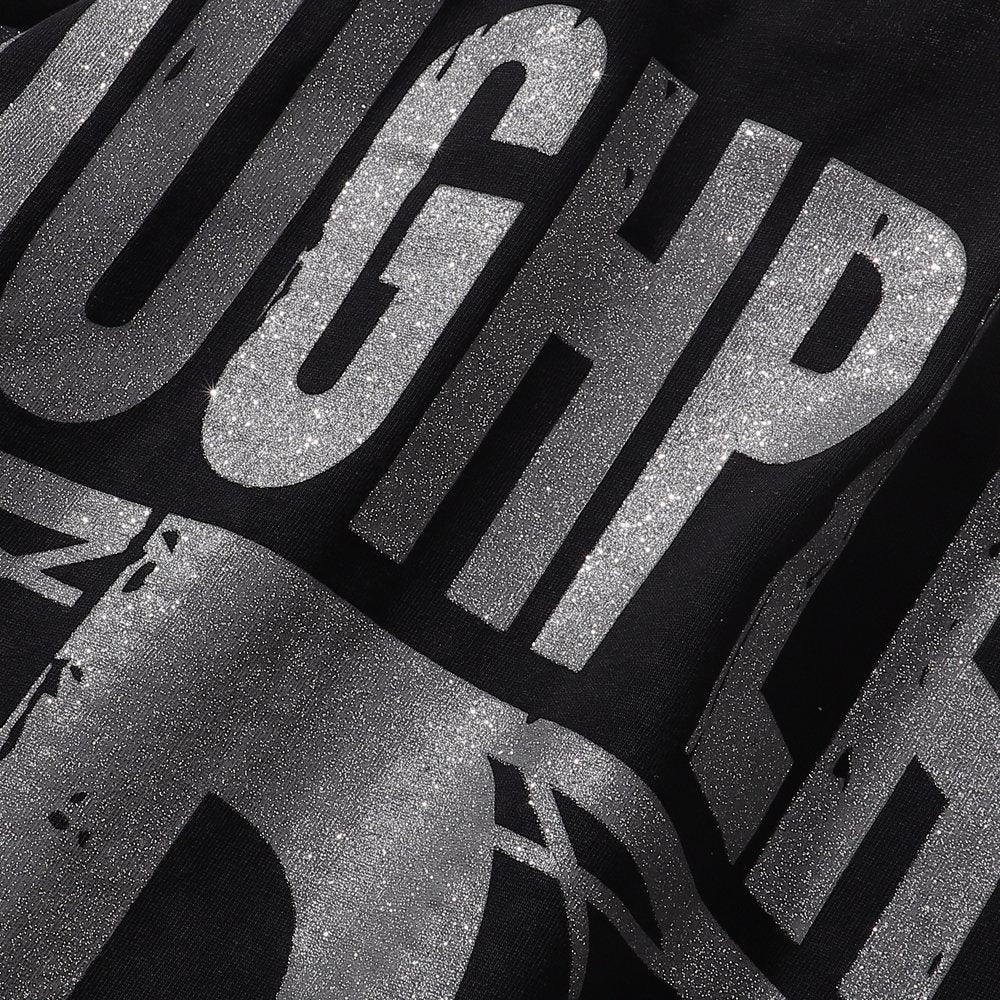 Rough Play Washed Rhinestone Sleeveless T-Shirt