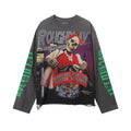 Rough Play Thug Life Skeleton Graphic Long-Sleeve T-Shirt