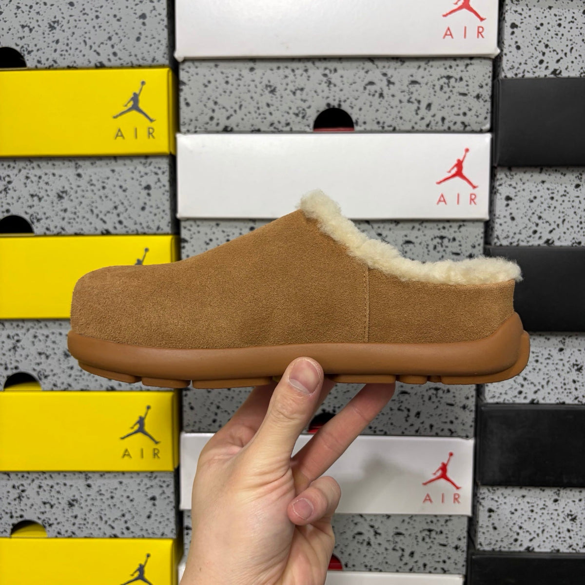 UGG Tasman Slipper – Unisex Wool-Lined Suede Moccasin in Chestnut
