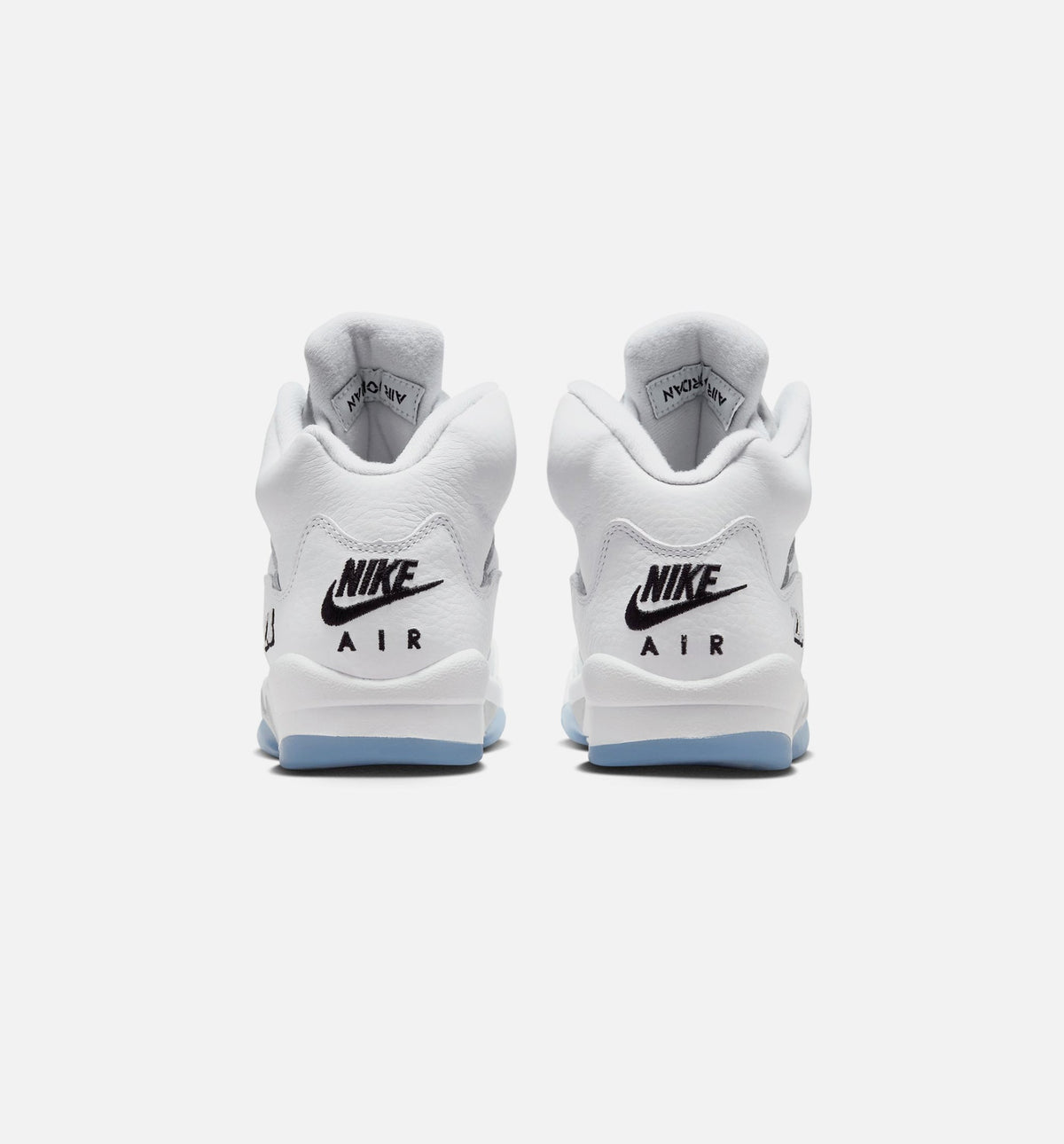 Air Jordan 5 Retro OG 'White Metallic' Grade School - White/Black/Metallic Silver