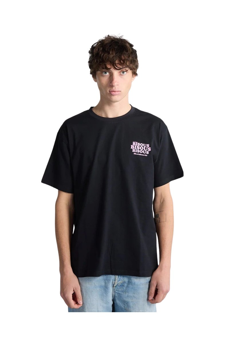 BISOUS SKATEBOARDS GREASE T-SHIRT Black