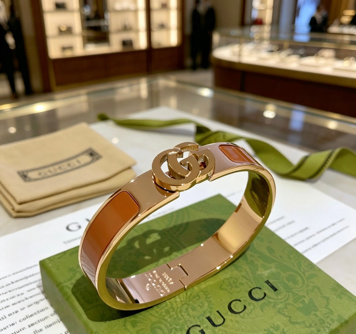 Gucci Double G Chain Bracelet