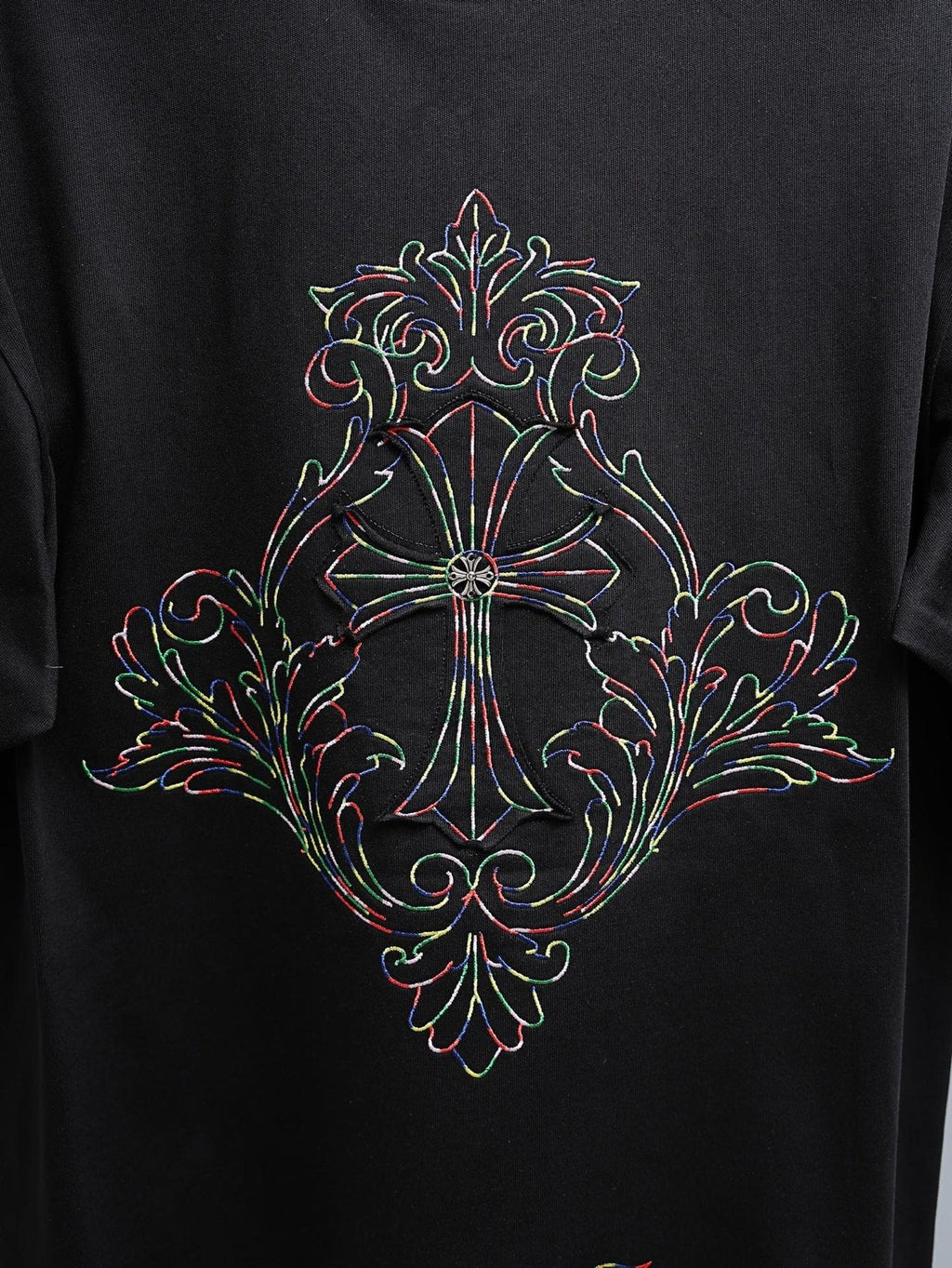 Chrome Hearts Ornate Cross Graphic T-Shirt
