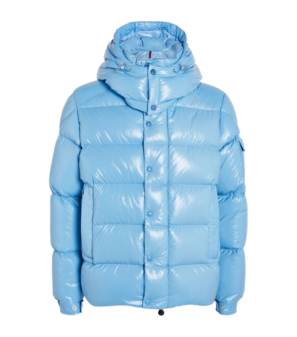 Moncler Maya 70 Down Jacket in Sky Blue