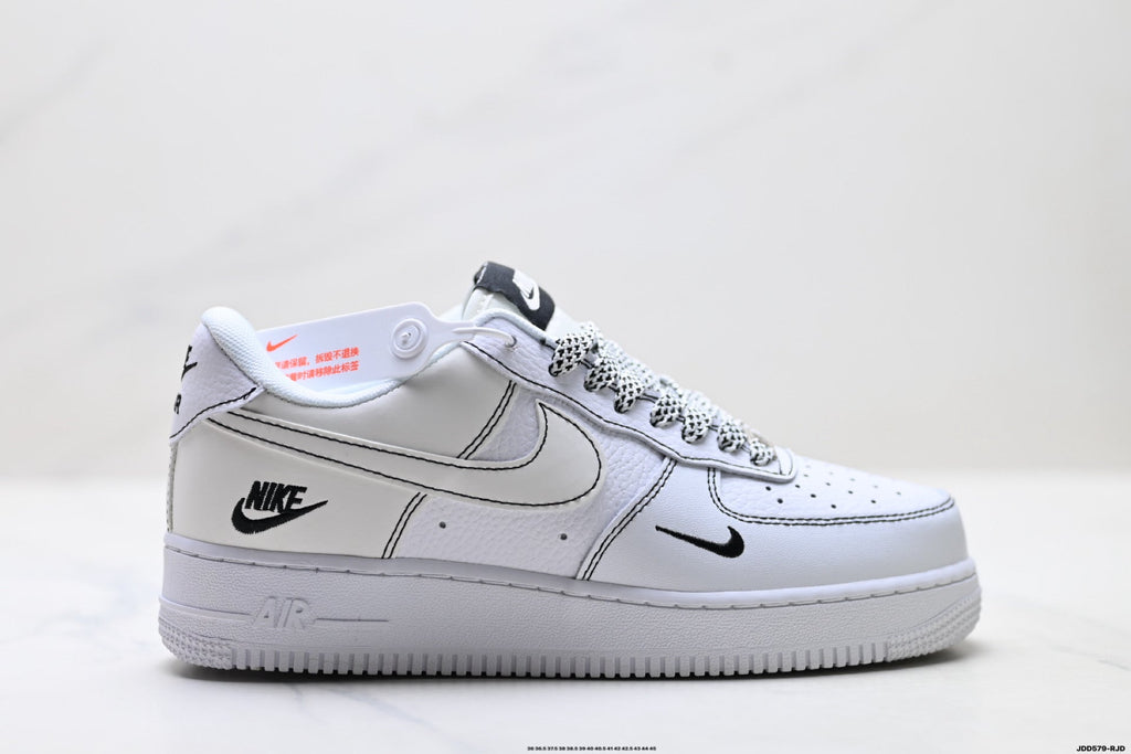 Nike Air Force 1 Low White Snake Print Unisex Sneakers Style 13