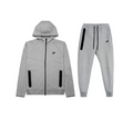 Nike Sportswear Tech Fleece Full-Zip Hoodie & Joggers Set Dark Heather Grey/Black