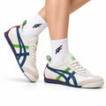Onitsuka Tiger Retro Low Top White Navy Green Red Unisex Shoes Style 06