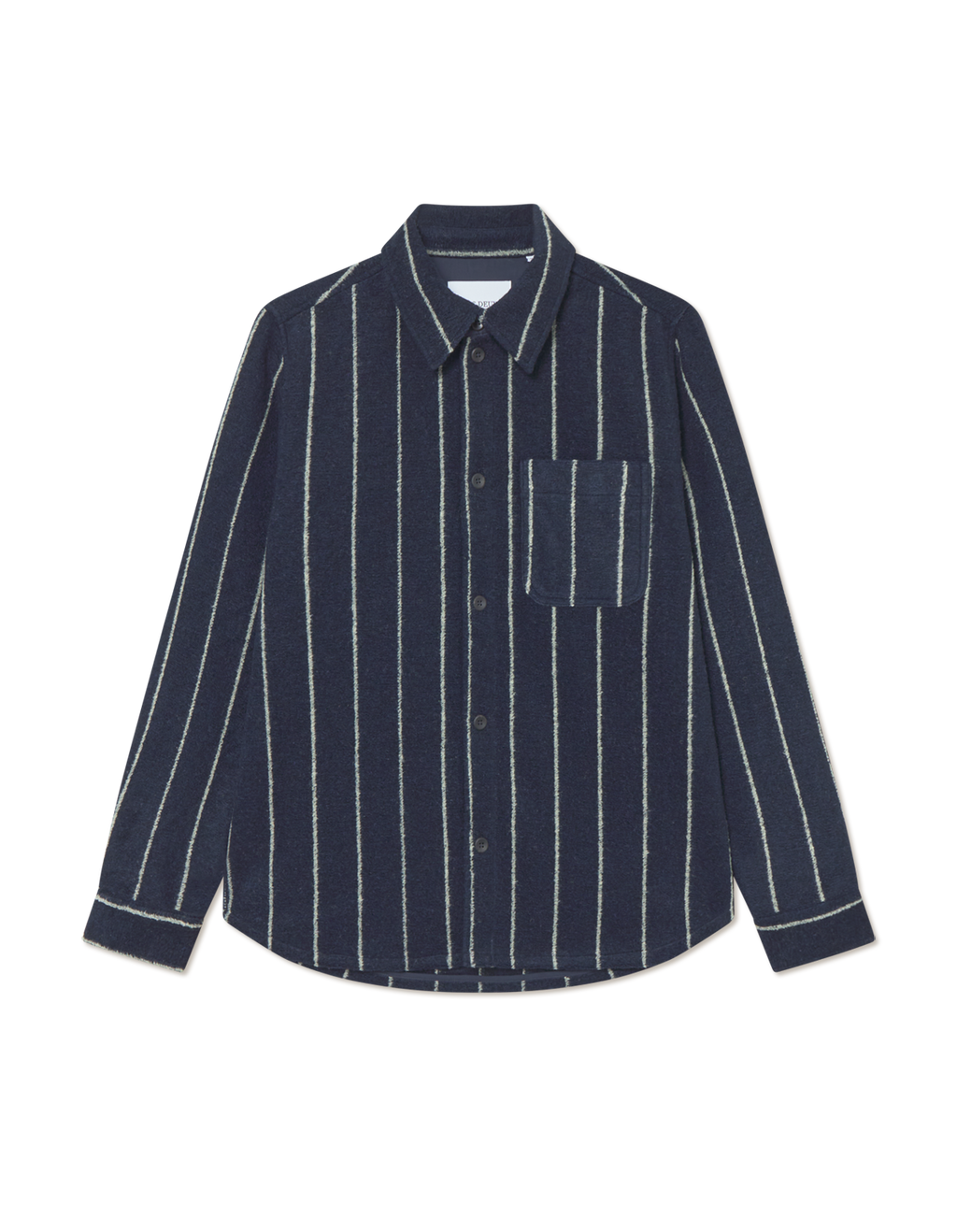 Les Deux Lennon Wool Pinstripe Overshir