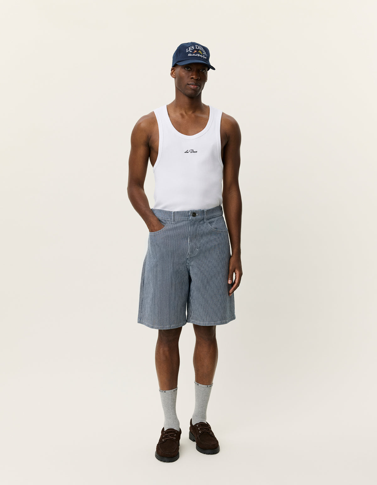 Les Deux Ryder Striped Shorts