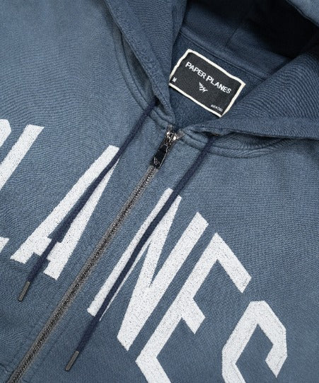 Paper Planes Arched Zip Hoodie