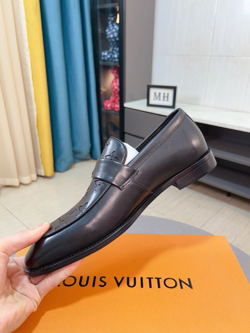 Louis Vuitton Leather Loafers