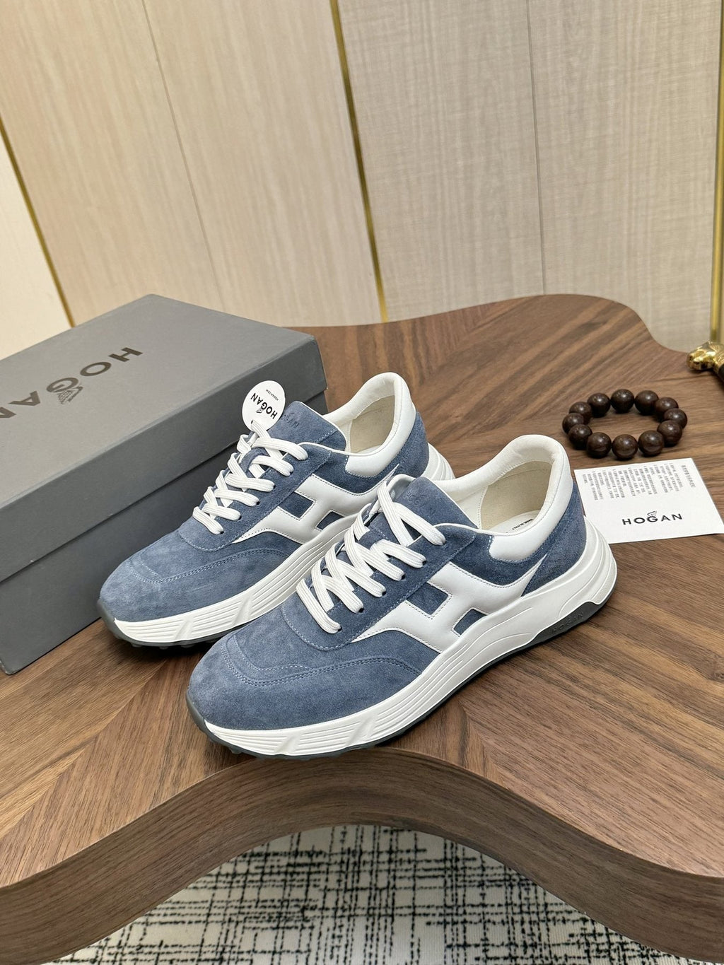 Hogan H-Stripes Platform Sneakers - Leather Lining