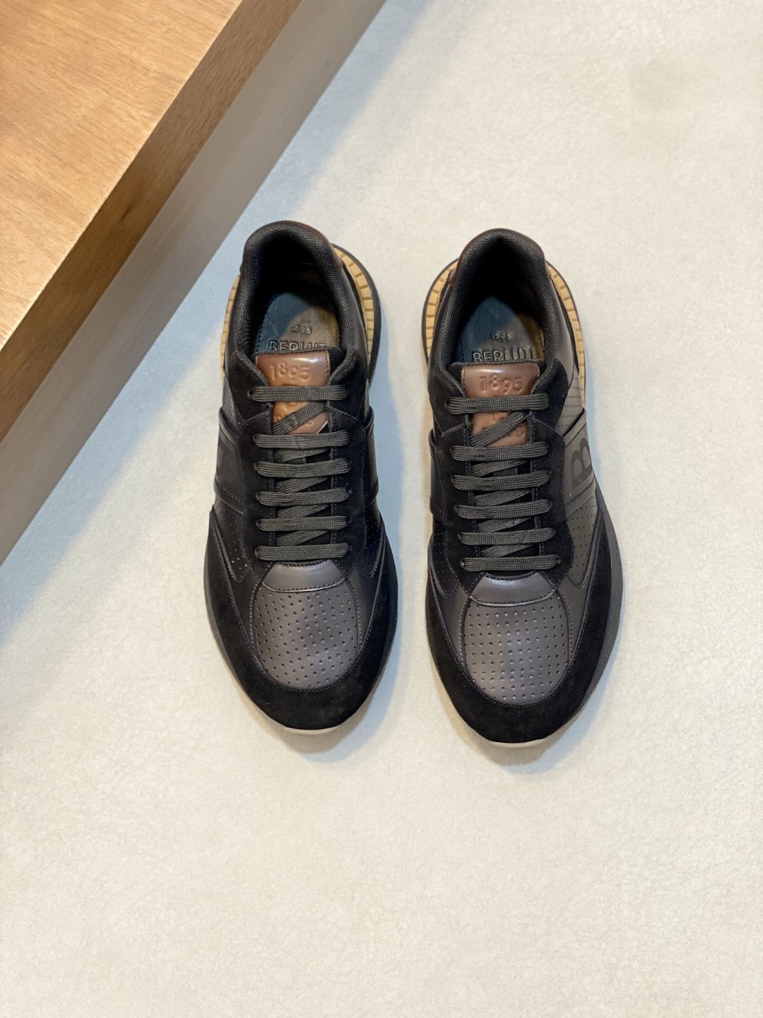 Berluti Sport Track Low-Top Sneakers