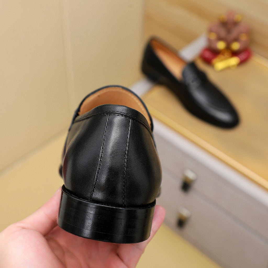 Ferragamo Brown Leather Bit Loafers