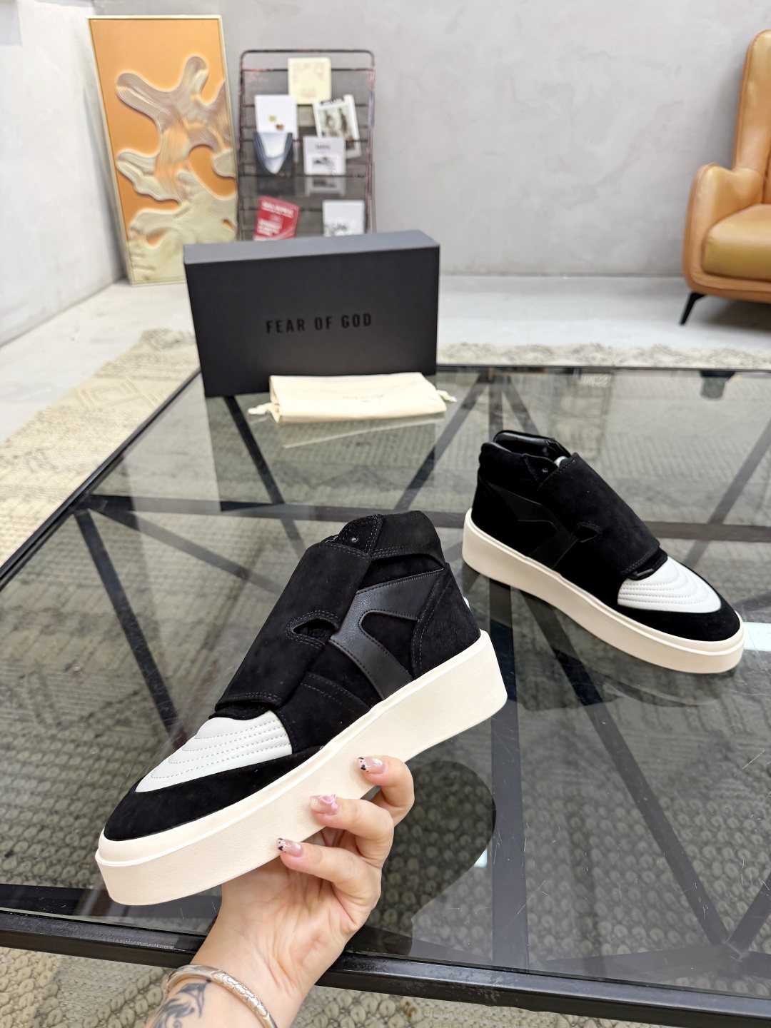 Fear of God Strap High-Top Sneakers