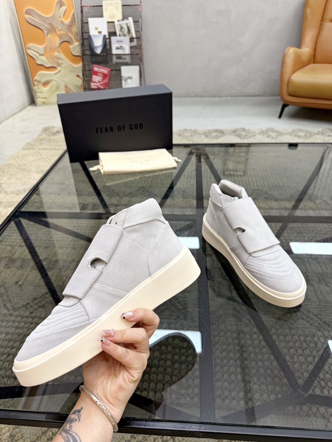 Fear of God Strap High-Top Sneakers