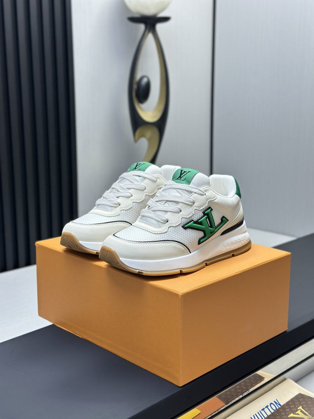 Louis Vuitton Low-Top Lace-Up Sneakers