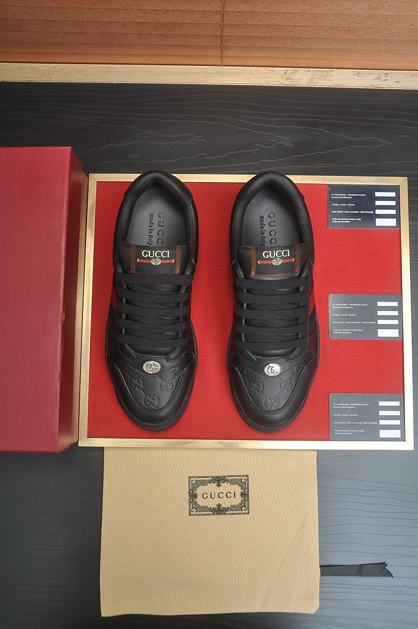 Gucci Striped Low-Top Sneakers