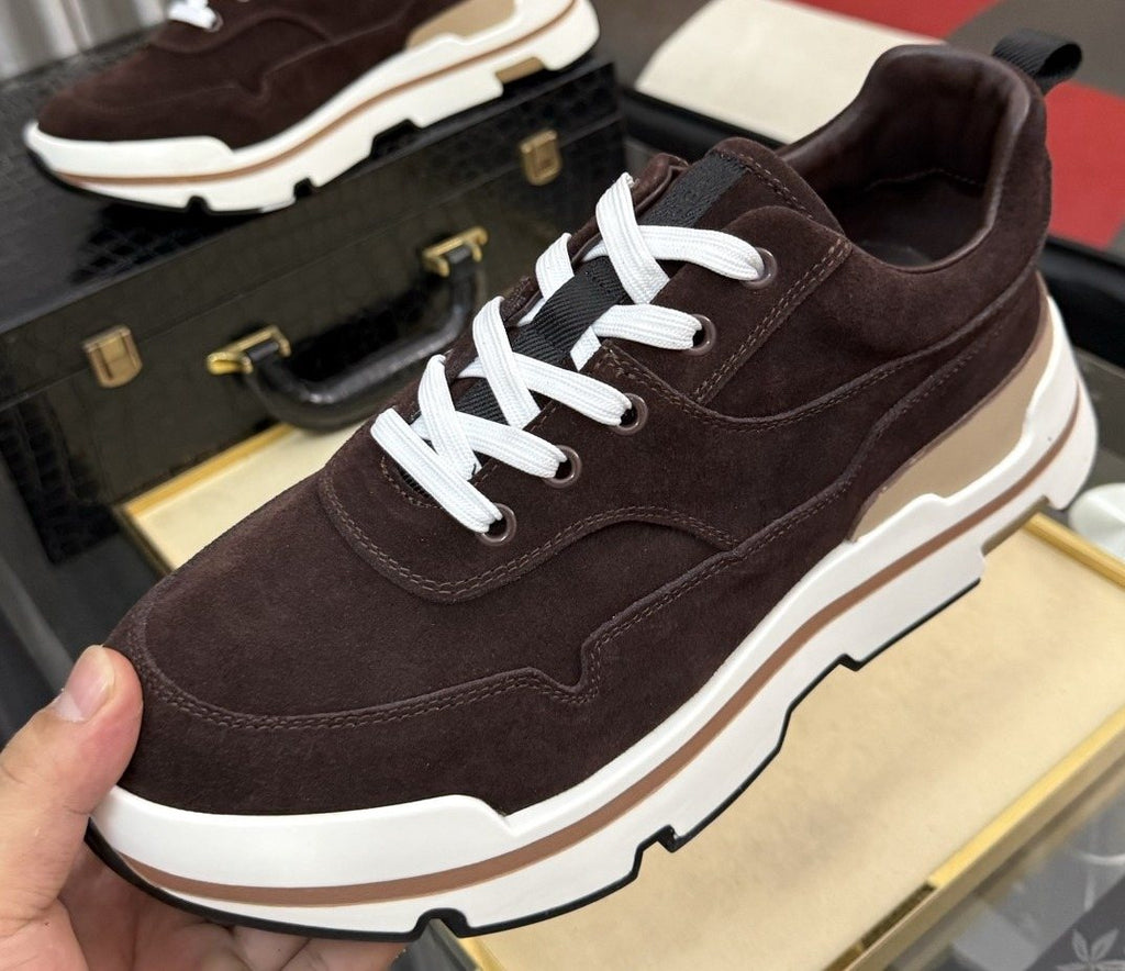 Hermès Layered-Sole Casual Sneakers