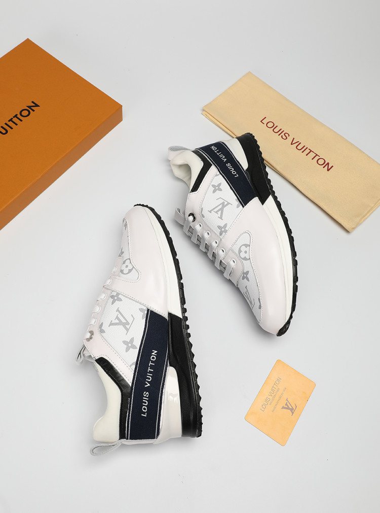 Louis Vuitton Patterned Panel Sneakers