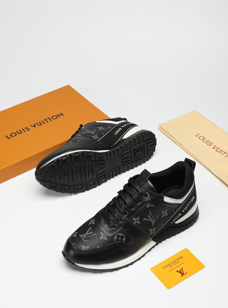 Louis Vuitton Patterned Panel Sneakers