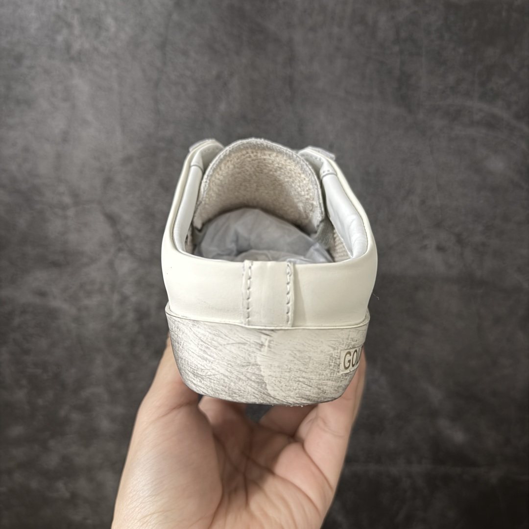 Golden Goose Pink Glitter Star Low-Top Sneakers
