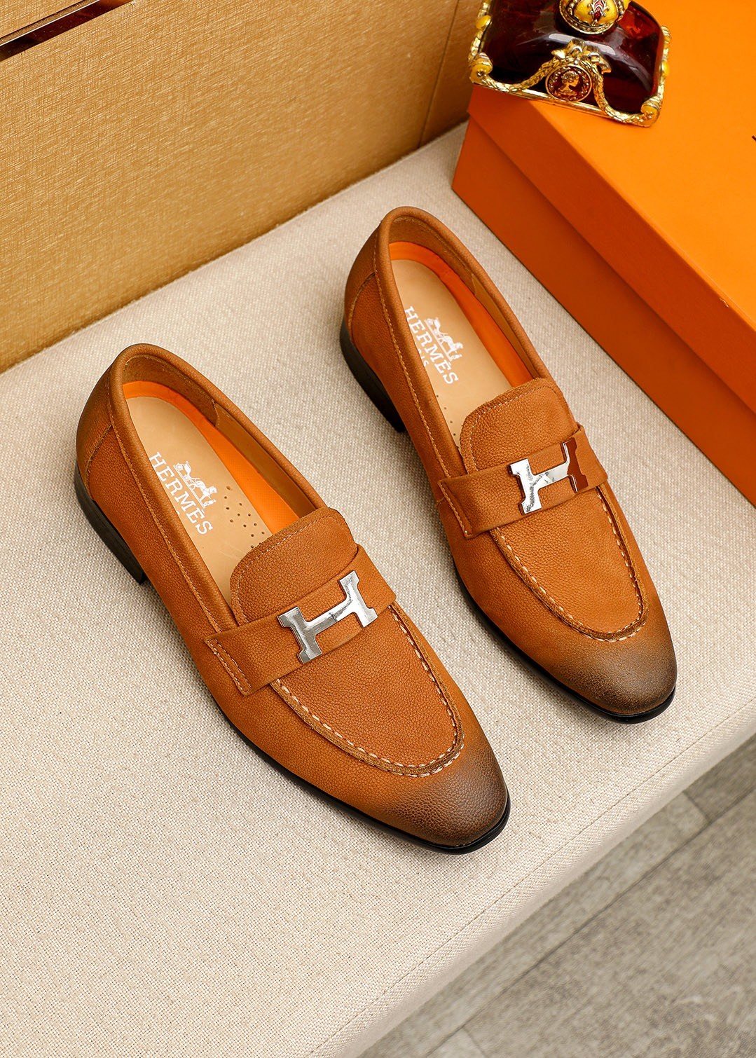 Hermès H-Hardware Loafers - Stacked Heel