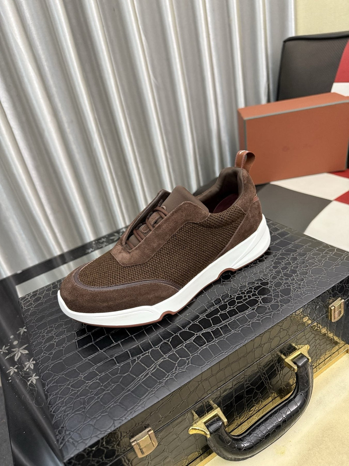 Loro Piana WeekendWalk Men's Lace-Up Sneakers
