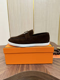 Hermès Hardware-Detail Slip-On Shoes