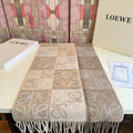 Loewe Fringed Patterned Scarf