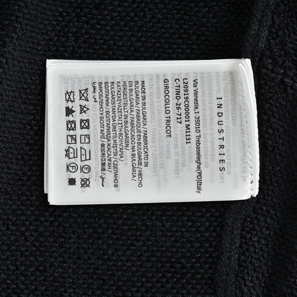 Moncler MC Sleeve Zip Pocket Two-Tone Crew Neck Sweatshirt — Black