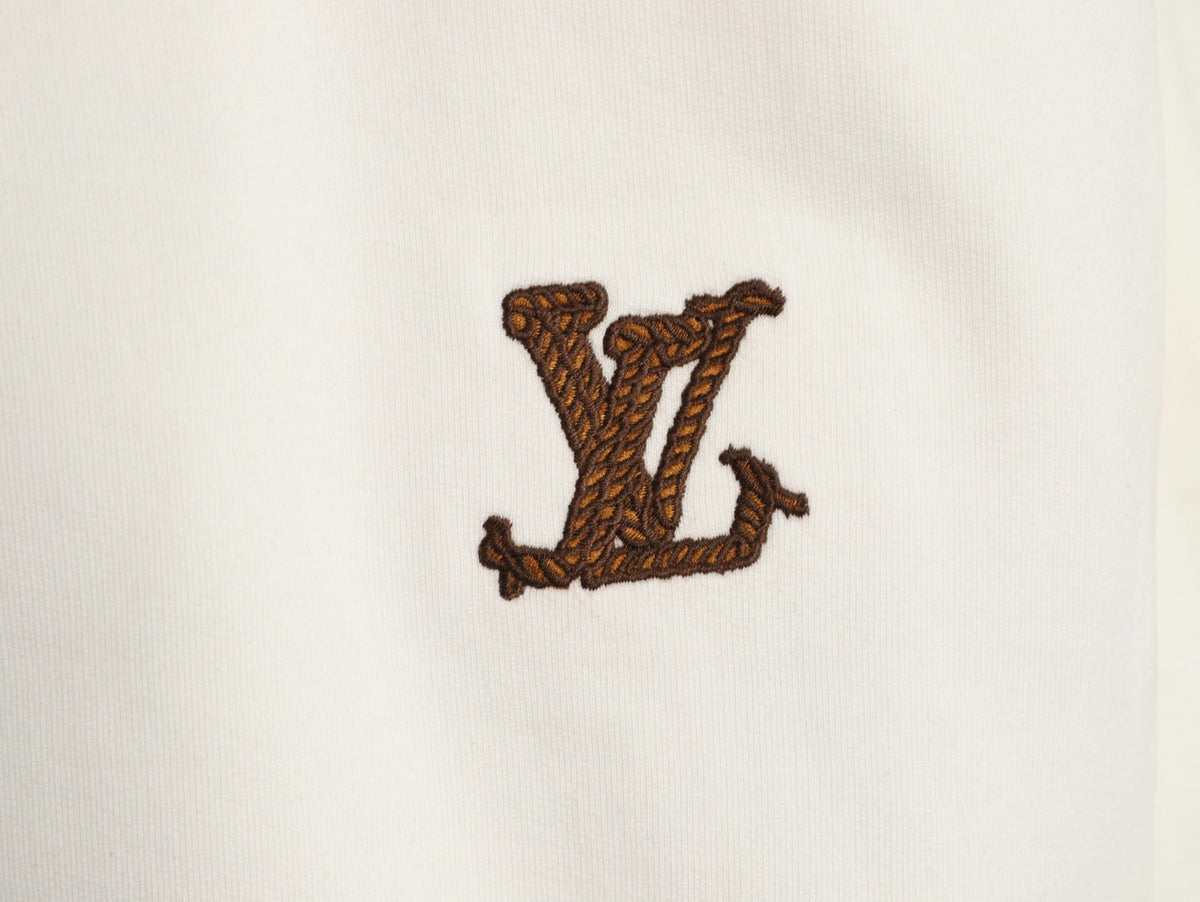 Louis Vuitton 24FW Western Cowboy Embroidered Crewneck Sweatshirt - Ivory