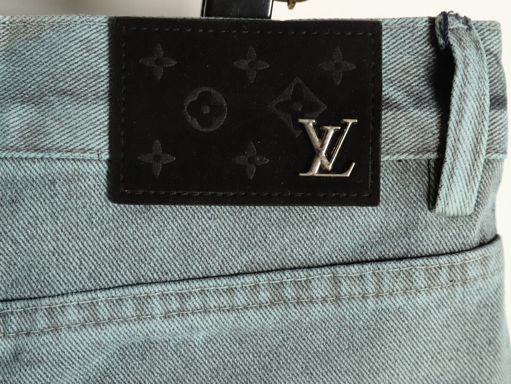 Louis Vuitton Gradient Denim Jeans - Light Blue and Charcoal