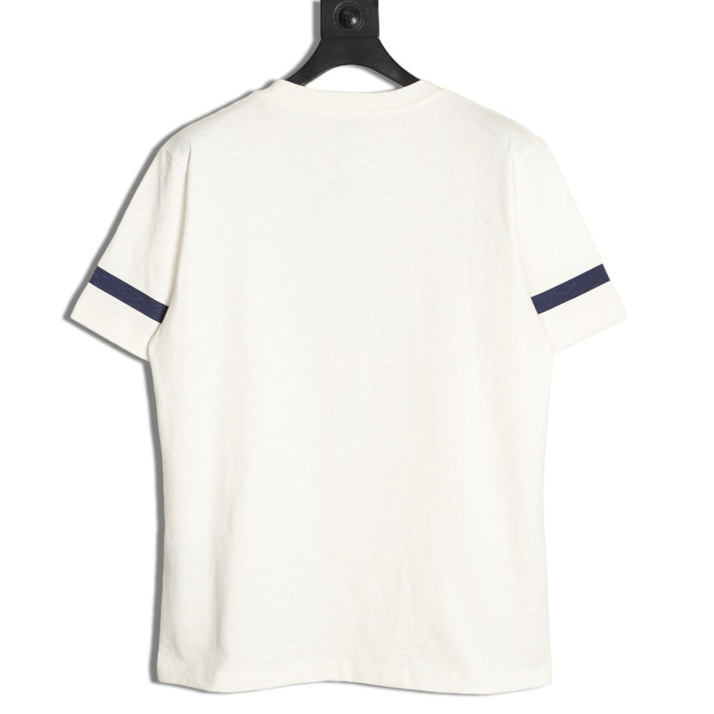 Dior 47 Gradient-Style Lettering Short-Sleeve T-Shirt - Cream